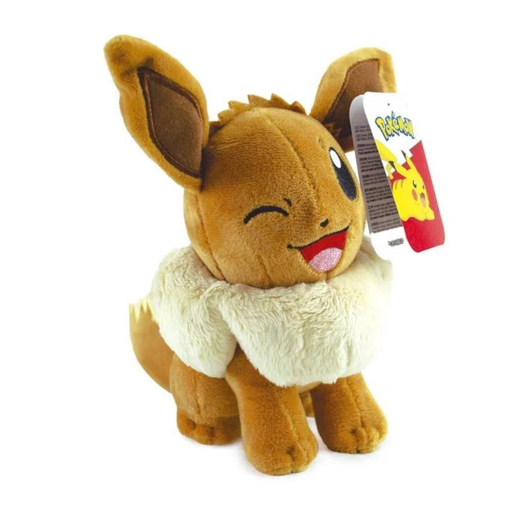 Pelúcia Turma Pokémon EVOLUÇÃO EEVEE MINI (14-17cm) - 8 itens/lote