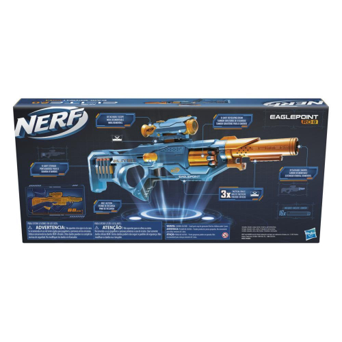 Lança dardos sniper nerf elite 2.0 eaglepoint rd 8 hasbro f0424