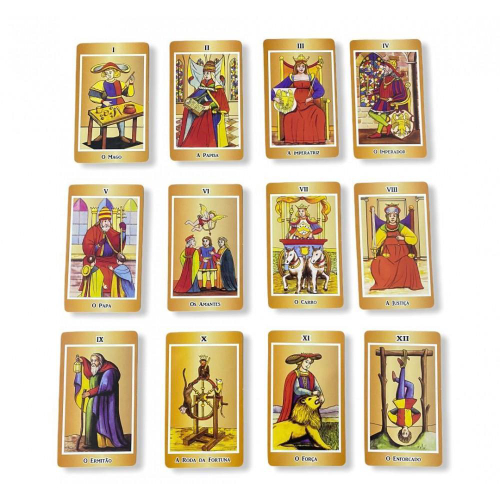 Baralho O Tarot Dourado Oráculo Deck 24 Cartas na Americanas Empresas