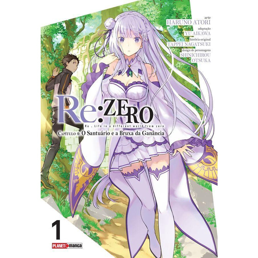 Mangá Re: Zero 4: O Santuário E A Bruxa Da Ganância 01 na Americanas  Empresas