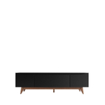 Rack Flynt 184 cm – Natural c/ Preto Touch