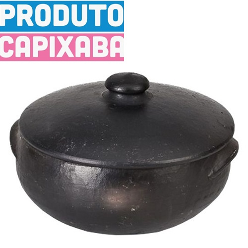 Panela de Barro Preto Capixaba Para Moqueca - 4 Litros em Promoção na  Americanas