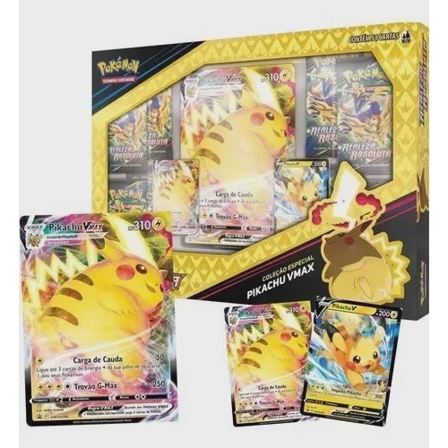 Carta Pikachu V Max Gold | Brinquedo Pokemon Nunca Usado 82255448 | enjoei