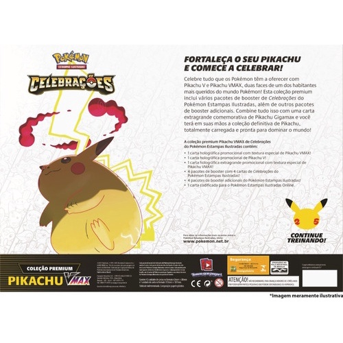 Box Pokémon - Realeza Absoluta - Pikachu Vmax - Copag - Ri Happy