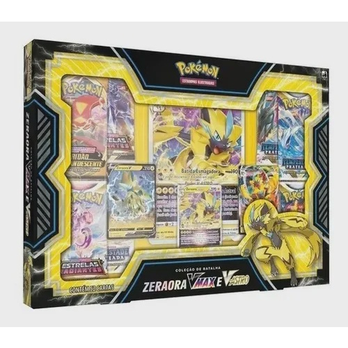 Pikachu Voador V-Max Foil Pokémon Carta Em Português 7/25 em Promoção na  Americanas