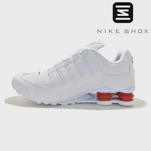 nike shox nz branco com vermelho