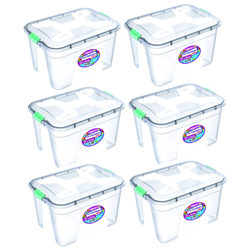 Kit 6 Caixas Organizadoras Transparente 20 Litros - Uninjet é boa?