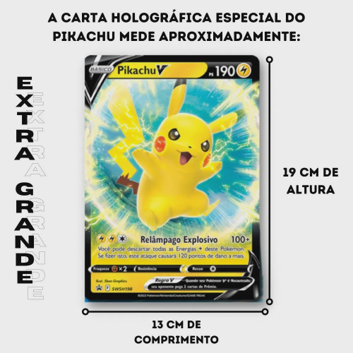 Box Coleção Pikachu V Cards Cartas Pokémon Original - Copag em Promoção na  Americanas