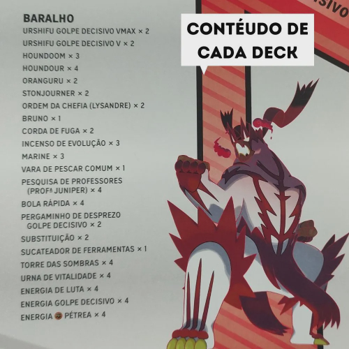 Jogo de Cartas - Baralho Batalha de Liga - Pokémon - Urshifu: 120 Cartas -  Copag - Deck de Cartas - Magazine Luiza