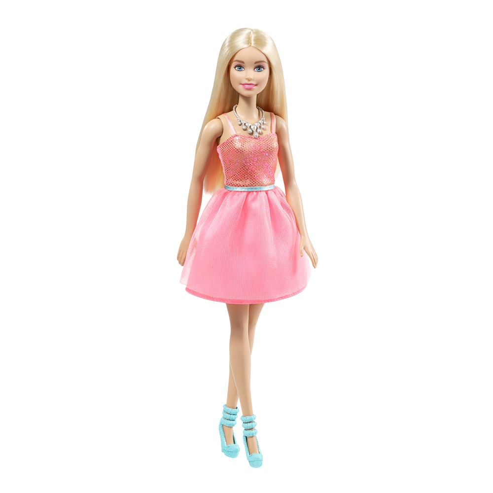 Cartela de Roupa Barbie Fashion Finds Camisa Rosa de Bolinhas e Saia Azul -  Mattel