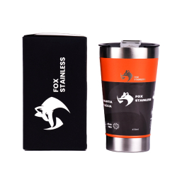 Copo Térmico Quente e Frio com Tampa 473ml Laranja Fox Stainless é boa?