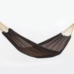 Rede De Dormir Descanso Nylon Garimpeira Camping Marrom E Dourado é boa?