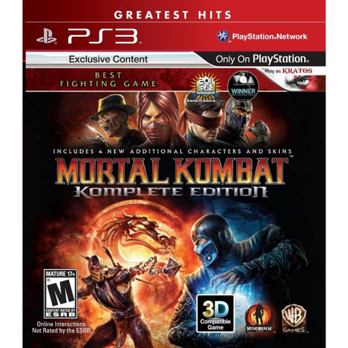  Warner Bros Mortal Kombat KOMPLETE Edition (Xbox 360) : Video  Games