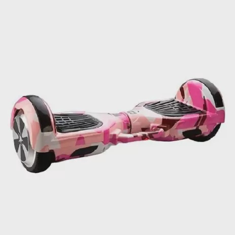 Skate Elétrico Hoverboard 6.5 Fogo e Água com LED Frontal e