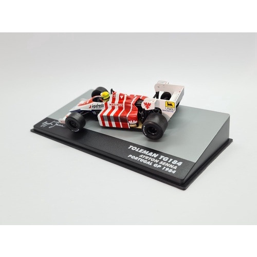 Miniatura Fórmula 1 F1 Ayrton Senna Toleman Tg184 1984 1:43 No Shoptime