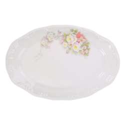 Travessa Rasa Oval 36cm Porcelana Schmidt - Dec. Eterna E351 Menor preço em Travessa Rasa Oval 36cm Porcelana Schmidt - Dec. Eterna E351
