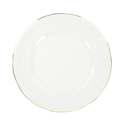 Aparelho Jantar, Chá e Café 42 Peças Porcelana Schmidt - Dec. Filetado Ouro  Pomerode 0010 - SCHMIDT