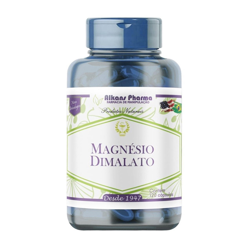 Magnésio Dimalato 550 Mg 60 Cápsulas No Shoptime