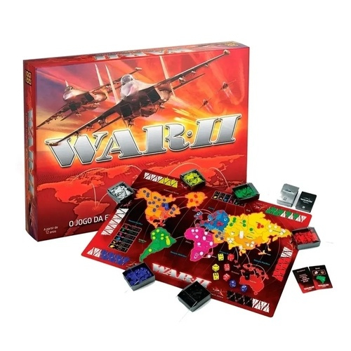 JOGO TABULEIRO MESA WAR 2 GROW ORIGINAL NOVO ESTRATÉGIA - Lepetiti  Brinquedos