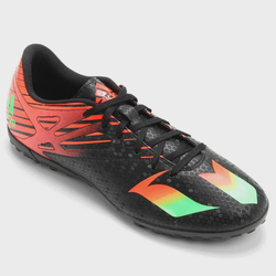 Chuteira adidas society messi 15.4 tf - preto/vermelho masculino Menor preço em Chuteira adidas society messi 15.4 tf - preto/vermelho masculino