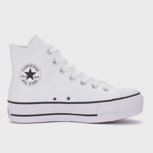 Tênis Converse All Star Cano Alto - Branco - Chuck Taylor - Botinha - Rock  Star