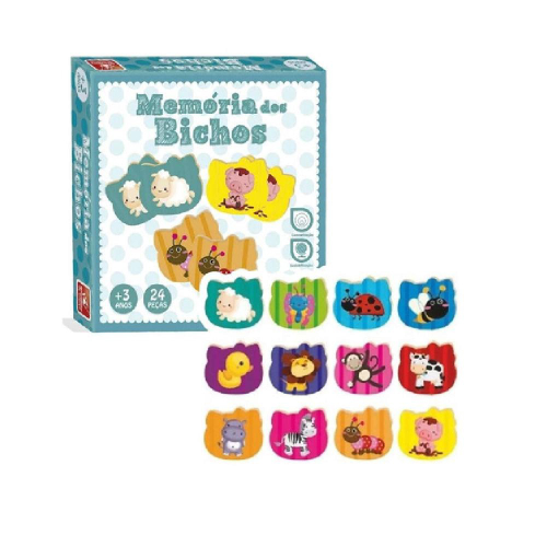 Kit 2 Jogos Infantil Cadê O Bicho? + Forma Bichos Nig no Shoptime