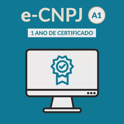 Certificado Digital - e-CNPJ A1 - Em arquivo, com validade de 1 ano. Menor preço em Certificado Digital - e-CNPJ A1 - Em arquivo, com validade de 1 ano.