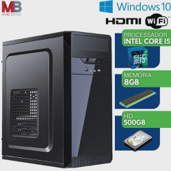 Computador Desktop Intel Core i5 Com Hdmi 8GB HD 500GB Wifi Pc Windows 10 - Mali Brasil Menor preço em Computador Desktop Intel Core i5 Com Hdmi 8GB HD 500GB Wifi Pc Windows 10 - Mali Brasil