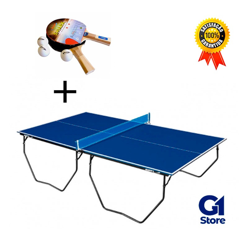 Mesa de Ping Pong / Tênis de Mesa Klopf - 18 mm - Azul