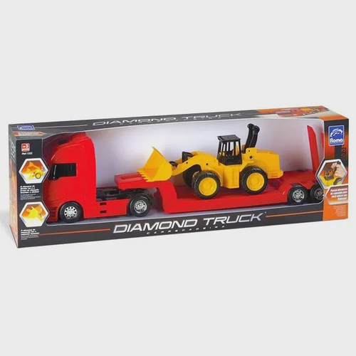 Caminhão de Brinquedo - Diamond Truck Cegonheira - Amarelo - Roma -  superlegalbrinquedos