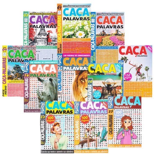 Livro - 365 caça-palavras - Animais em Promoção na Americanas