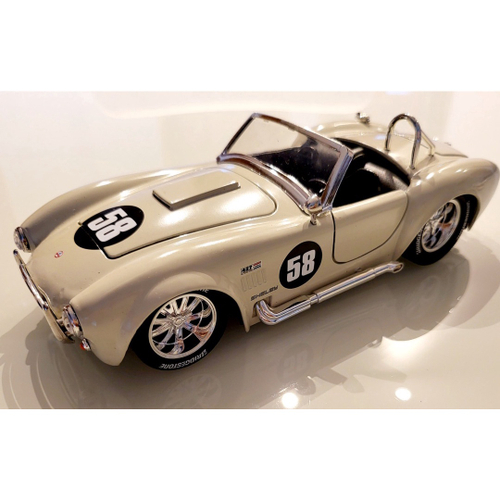 Miniatura Carro Colecionável Ford Shelby Cobra 427 1965 Azul