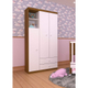 Guarda Roupa Infantil 03 Portas Amore - Imagem 1