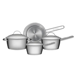 Jogo Panelas Inox Indução Allegra 4 Peças - Tramontina Menor preço em Jogo Panelas Inox Indução Allegra 4 Peças - Tramontina