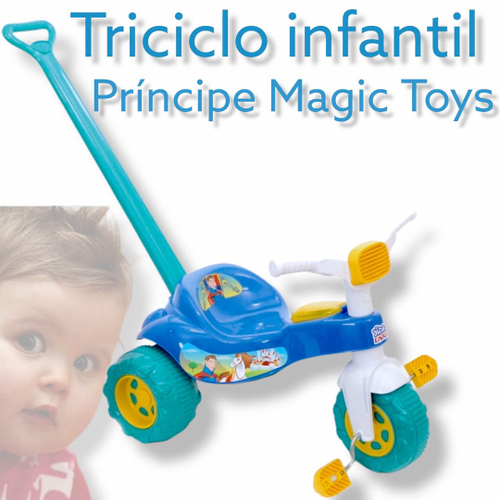 Triciclo Velotrol Infantil Tico-tico Bebe Motoca Empurrador