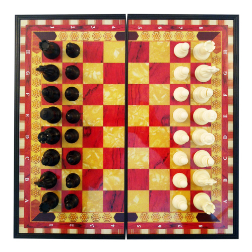 Jogo De Xadrez E Damas 2 Em 1 Profissional Hoyle Games Tabuleiro Grande  39x39cm Peças Em Madeira Com 2 Gavetas - Faz a Boa!