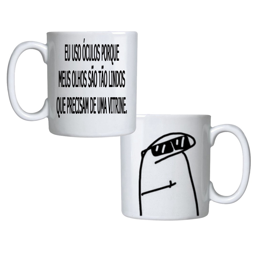 Caneca Flork Meme Boneco Palito Cod Submarino