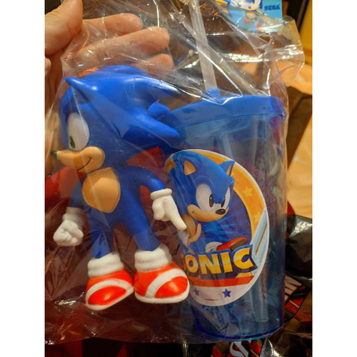 Kit Infantil Sonic Boneco e Copo em Promoção na Americanas