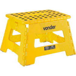 Banqueta Plástica Dobrável Amarela Altura 220 Mm Vonder é boa?