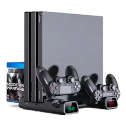 Base Vertical Para Ps4, Ps4 Slim, Ps4 Pro Com 3 Coolers Pra Resfriar Seu Console E Carregador Decontrole Menor preço em Base Vertical Para Ps4, Ps4 Slim, Ps4 Pro Com 3 Coolers Pra Resfriar Seu Console E Carregador Decontrole