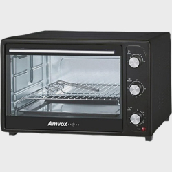 Forno Elétrico 45 Litros Amvox AFR4500 Preto 127V Menor preço em Forno Elétrico 45 Litros Amvox AFR4500 Preto 127V