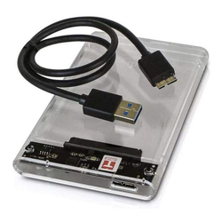 Case Para Hd Externo Transparente Notebook/Computador Sata 2.5 Usb 3.0 Exbom ECASE320 Menor preço em Case Para Hd Externo Transparente Notebook/Computador Sata 2.5 Usb 3.0 Exbom ECASE320
