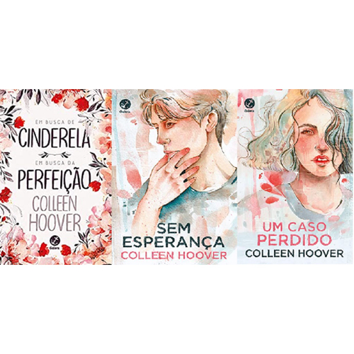Kit 3 livros colleen hoover em busca de cinderela e em busca da