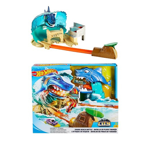 Pista Hot Wheels Batalha Do Tubarao Mecha - Mattel no Shoptime