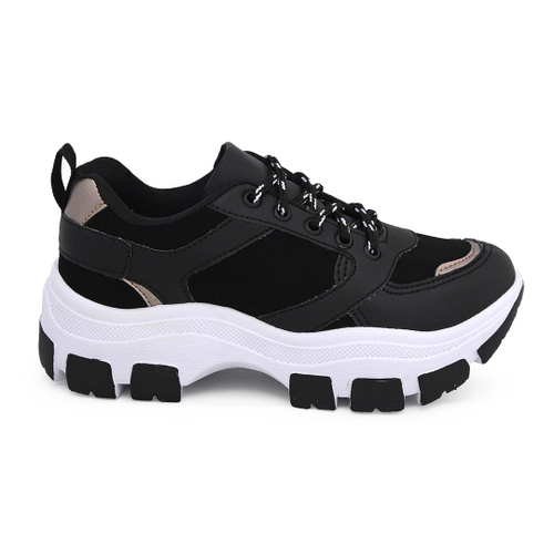 Tenis preto hot sale feminino barato