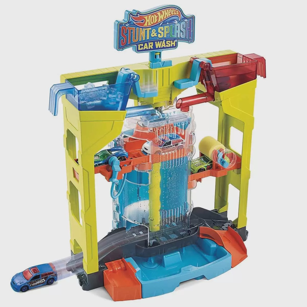 PISTA CARRO HOT WHEELS CITY ESTACAO POSTO LAVAGEM CAR WASH - Lojas Ite Bebê  - Produtos infantis