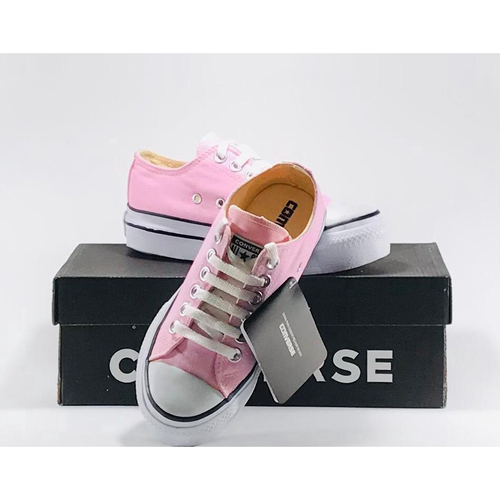 Tenis all store star plataforma rosa