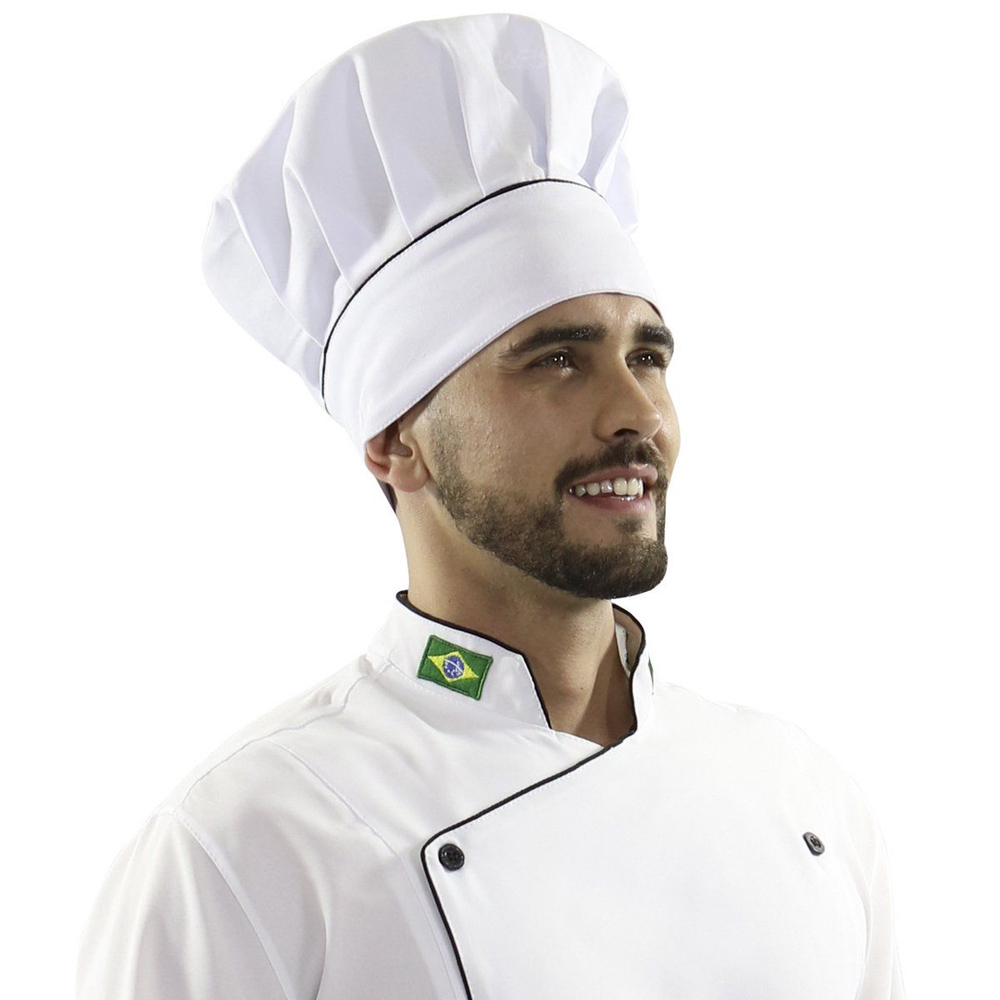 Chapeu do Chef - Touca Mestre Cuca VERMELHA Unisex Regulavel - GZT Store