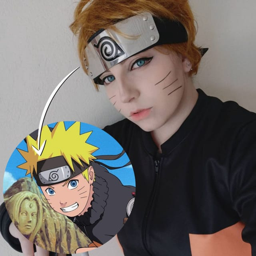 Bandana Metal Naruto Shippuden Aldeia Ninja Renegado Cosplay