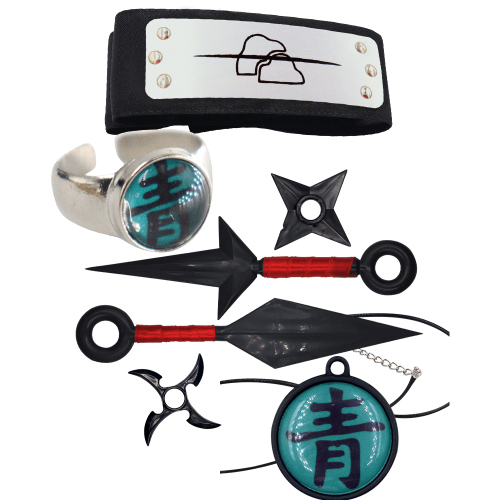 Bandana Akatskuki Nuvem Itachi Colar com Kit Ninja Uchiha em Promoção na  Americanas